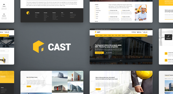 Cast - Chủ đề WordPress Xây dựng & Xây dựng