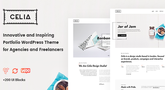 Celia - Chủ đề WordPress danh mục đầu tư sáng tạo