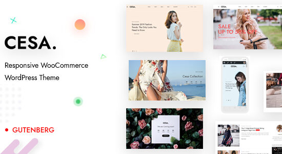 Cesa - Chủ đề WordPress WooC Commerce Gutenberg