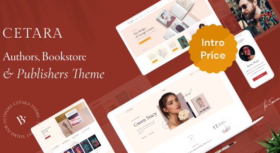 Cetara - Theme WordPress đẹp dành cho tác giả