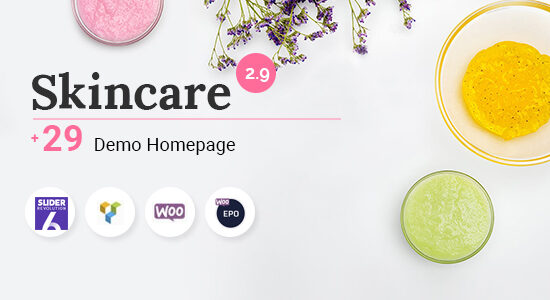 Chăm sóc da - Cửa hàng mỹ phẩm WooC Commerce WordPress Theme