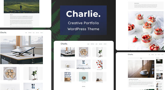 Charlie - Chủ đề WordPress danh mục đầu tư sáng tạo tối giản nhẹ nhàng