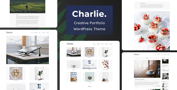 Charlie - Chủ đề WordPress danh mục đầu tư sáng tạo tối giản nhẹ nhàng