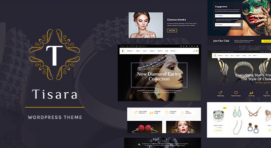 Chủ đề WooC Commerce của Tisara Jewelry