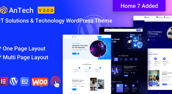 Chủ đề WordPress Dịch vụ Giải pháp CNTT Antech