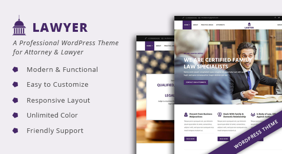 Chủ đề WordPress Luật sư - Luật sư & Công ty luật