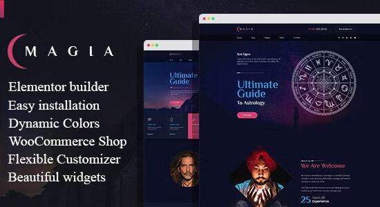 Chủ đề WordPress Magia - Nhà chiêm tinh
