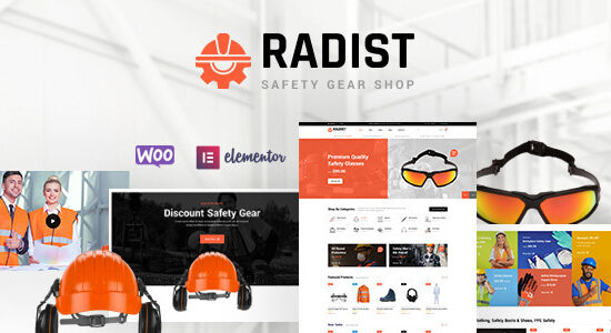 Chủ đề WordPress Radist- Gear Shop