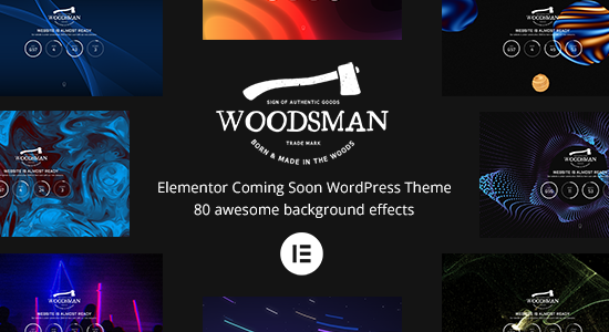 Chủ đề WordPress Woodsman - Elementor sắp ra mắt