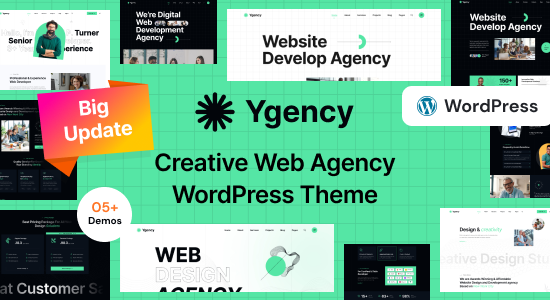 Chủ đề WordPress của Cơ quan thiết kế web - Ygency