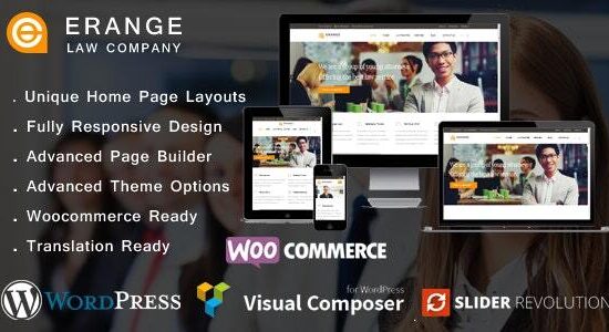 Chủ đề WordPress của Công ty Luật Erange