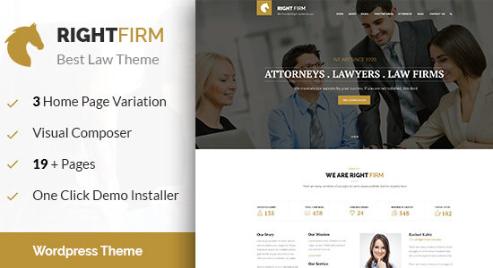 Chủ đề WordPress của Right Firm- Law Firm