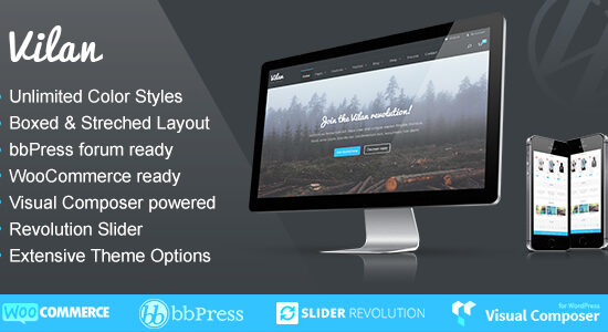 Chủ đề WordPress dành cho doanh nghiệp, cửa hàng và diễn đàn Vilan