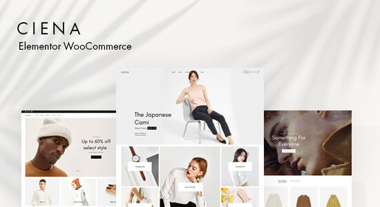 Ciena - Chủ đề WordPress thời trang WooC Commerce