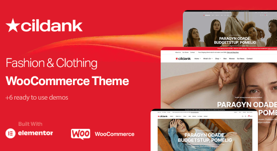 Cildank - Chủ đề WooC Commerce của Cửa hàng Thời trang & Quần áo