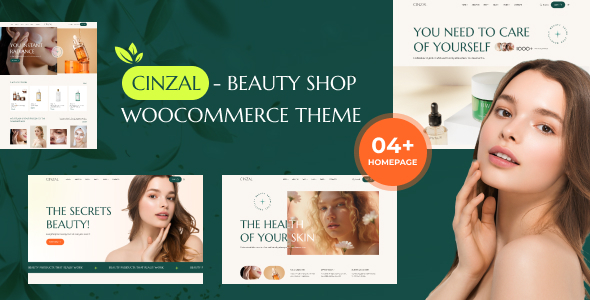 Cinzal - Chủ đề WooC Commerce dành cho cửa hàng sức khỏe và sắc đẹp