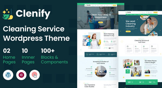 Clenify – Dịch vụ dọn dẹp Theme WordPress