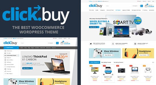 Clickbuy - Chủ đề kỹ thuật số đáp ứng WooC Commerce