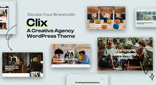 Clix - Chủ đề WordPress của Cơ quan kỹ thuật số sáng tạo