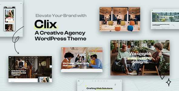 Clix - Chủ đề WordPress của Cơ quan kỹ thuật số sáng tạo