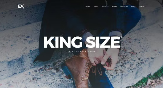 Cỡ King || Chủ đề WordPress danh mục đầu tư sáng tạo