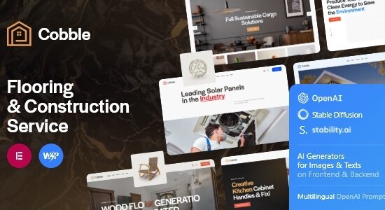 Cobble - Chủ đề WordPress về sàn & xây dựng + AI