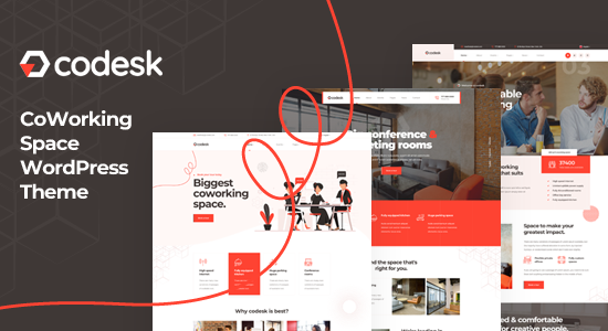 Codesk - Chủ đề WordPress không gian văn phòng sáng tạo