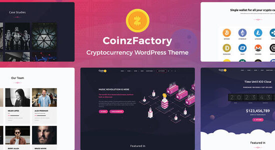 CoinzFactory - Chủ đề WordPress về tiền điện tử