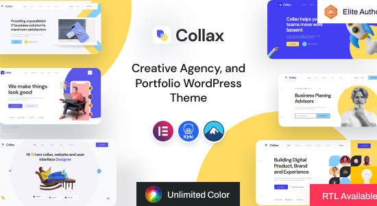 Collax - Chủ đề WordPress của Cơ quan Sáng tạo