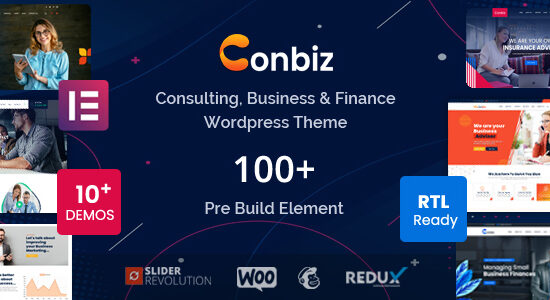 Conbiz – Chủ đề WordPress kinh doanh và tư vấn