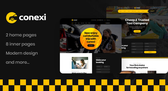 Conexi - Chủ đề WordPress dịch vụ đặt vé taxi + RTL