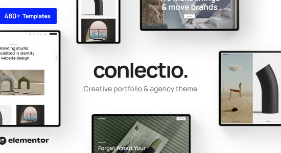 Conlectio – A Creative Mimimal Portfolio & Agency WordPress Theme