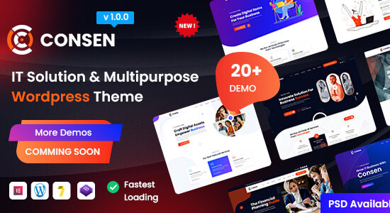 Consen - Giải pháp CNTT & Theme WordPress đa năng