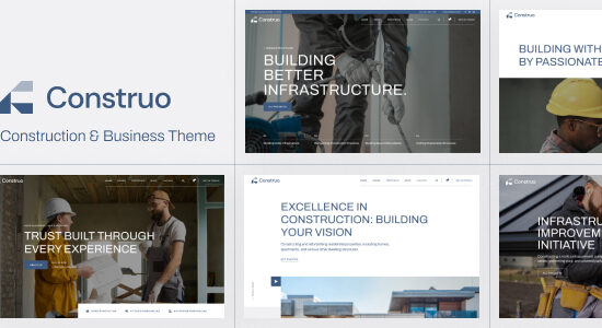 Construo - Construction and Business WordPress Theme