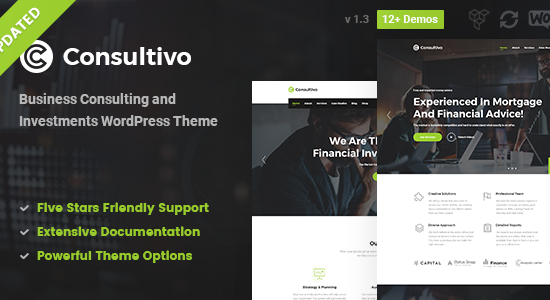 Consultivo - Chủ đề WordPress tư vấn kinh doanh
