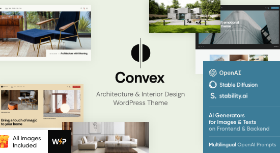 Convex - Chủ đề WordPress về Kiến trúc & Thiết kế Nội thất