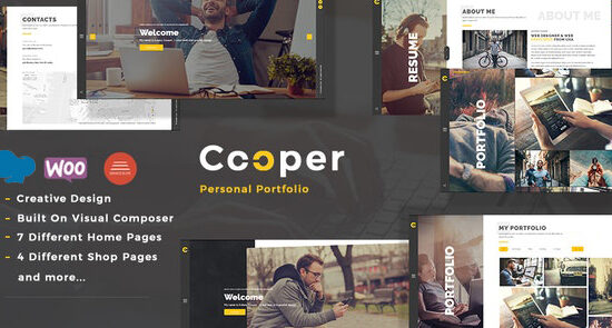 Cooper - Chủ đề WordPress danh mục đầu tư cá nhân đáp ứng sáng tạo