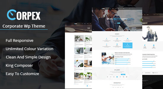 Corpex – Chủ đề WordPress dành cho doanh nghiệp