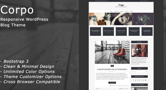 Corpo - Chủ đề blog WordPress đáp ứng