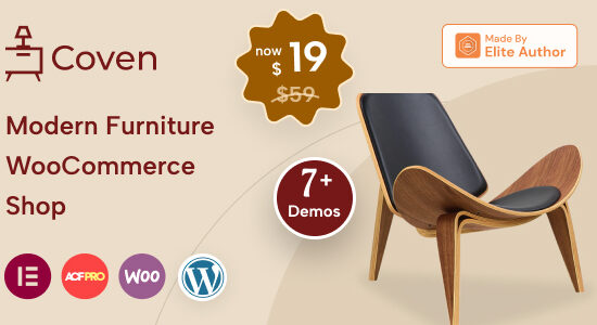 Coven - Cửa hàng nội thất WordPress Chủ đề WooC Commerce