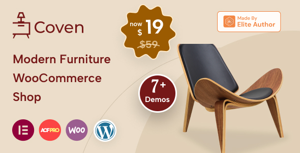 Coven - Cửa hàng nội thất WordPress Chủ đề WooC Commerce