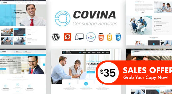 Covina - Chủ đề WordPress Tư vấn Kinh doanh và Dịch vụ Chuyên nghiệp