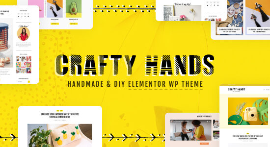 Crafty Hands - Chủ đề WordPress Nghệ thuật & Hội thảo