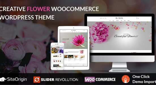 Creative Flower Woocommerce WordPress Theme