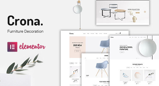 Crona | Trang trí nội thất Chủ đề WordPress WooC Commerce