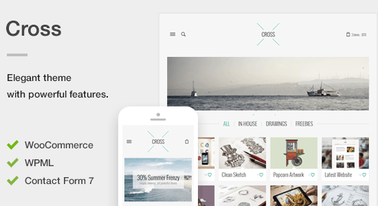 Cross - Một chủ đề WordPress tối giản thanh lịch