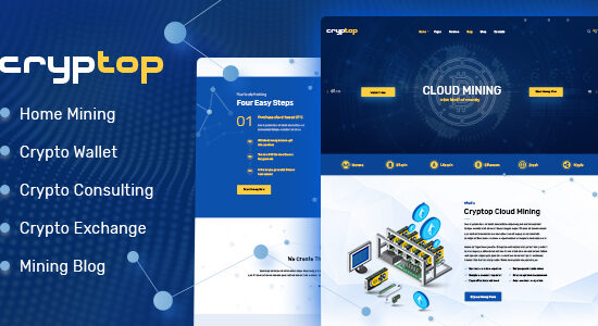 CrypTop - Chủ đề WordPress về ICO Landing và CryptoCurrency