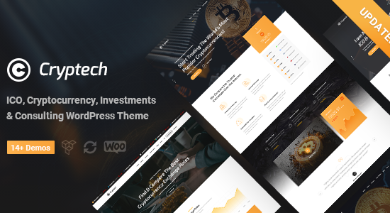 Cryptech - Chủ đề WordPress về ICO và tiền điện tử