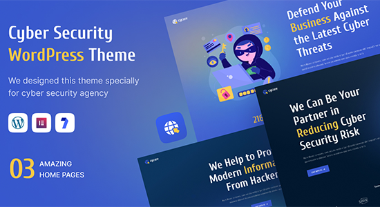 Cycure - Chủ đề WordPress về Dịch vụ An ninh mạng