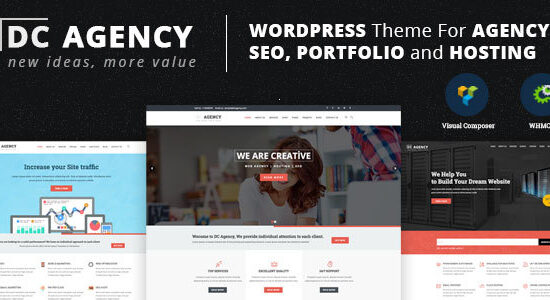 DC Agency : Chủ đề WordPress dành cho Cơ quan sáng tạo, Dịch vụ lưu trữ, SEO